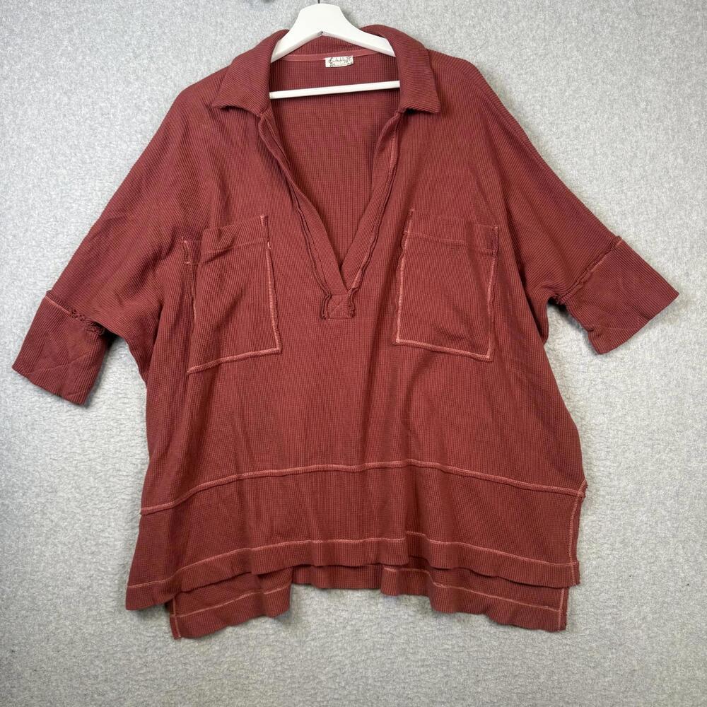 Free People Under The Stars Pullover Rosewood Women's Size Small